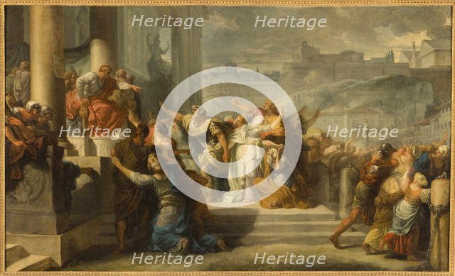 The Death of Virginie, 1759. Creator: Doyen, Gabriel François (1726-1806).