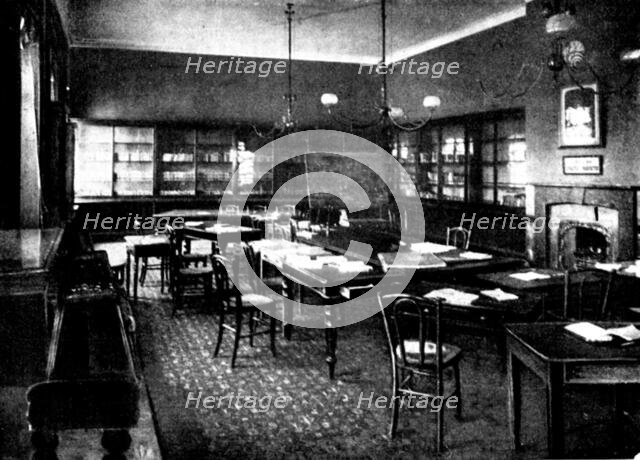 The Royal Visit to Portsmouth: the Library, Royal Naval College, 1898. Creator: Unknown.