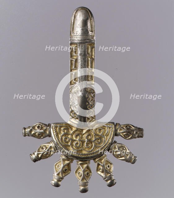 Bow Brooch, Alemannic, late 5th-early 6th century. Creator: Unknown.