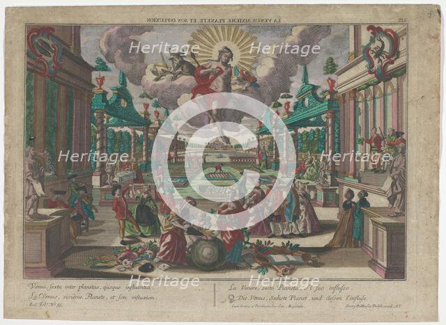 Allegory of the planet Venus, 1742-1801. Creator: Georg Balthasar Probst.