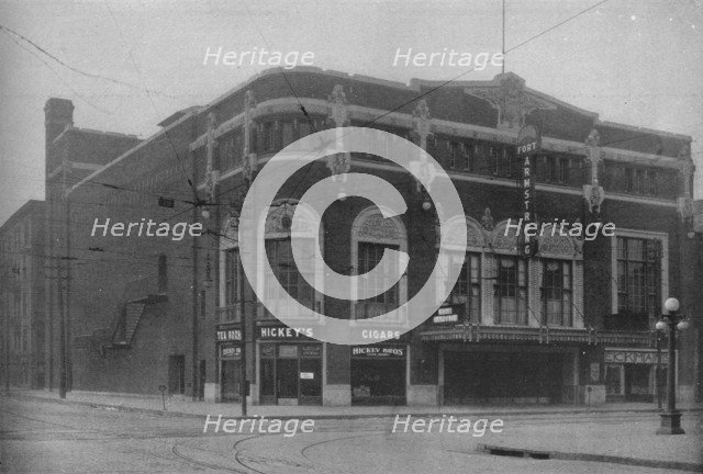 Front elevation, Fort Armstrong Theatre, Rock Island, Illinois, 1925. Artist: Unknown.