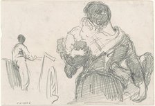 Mother and Child [recto], c. 1871-1872. Creator: John Singer Sargent.