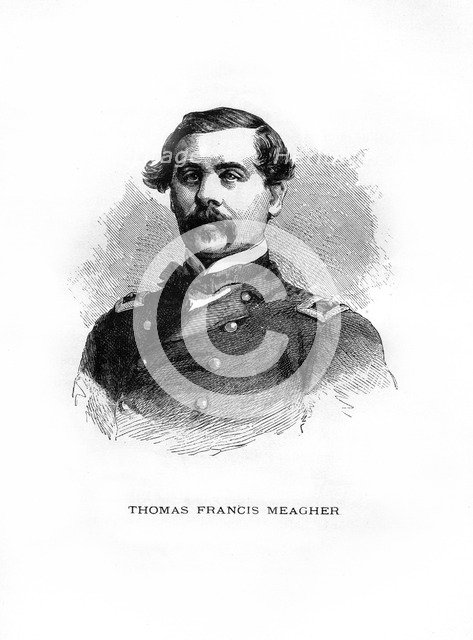 Thomas Francis Meagher, Irish revolutionary, (1872). Artist: Unknown