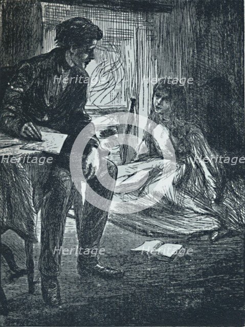 'The Trial Sermon', c1862, (1923). Artist: James Abbott McNeill Whistler.