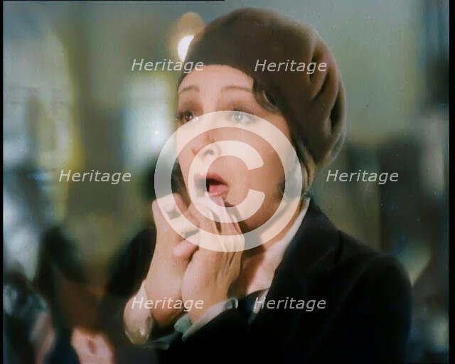 Scene from the Film 'The Informer':  Lya De Putti is Crying, 1920s. Creator: British Pathe Ltd.