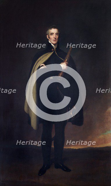 Portrait of the Duke of Wellington, 1860. Artist: Spiridione Gambardella.