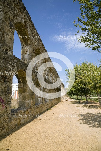 San Lazaro Aqueduct, Rabo de Buey, Merida, Spain, 2007. Artist: Samuel Magal