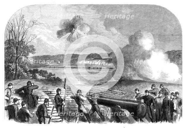 The War in America: Howlett's battery on the James River..., 1864. Creator: Mason Jackson.