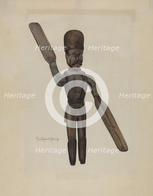 Pa. German Weather Vane, 1935/1942. Creator: Elmer K Kottcamp.