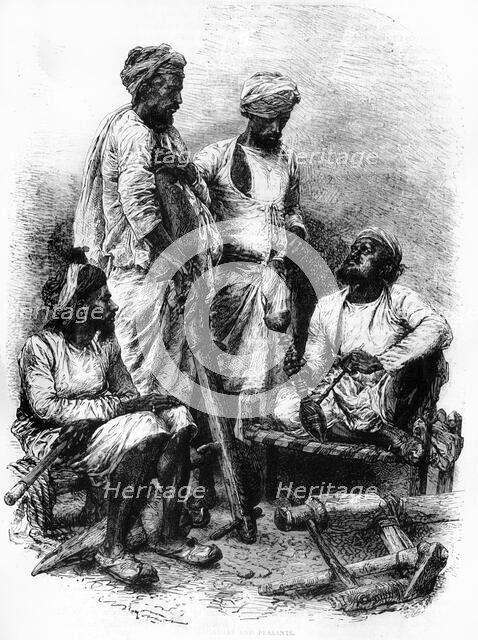 'Jaut Zemindars and Peasants', c1891. Creator: James Grant.