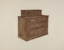 Dresser, c. 1940. Creator: Pearl Davis.