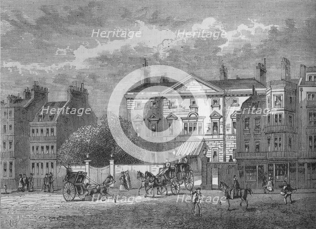 Cambridge House, Westminster, London, c1854 (1878). Artist: Unknown.