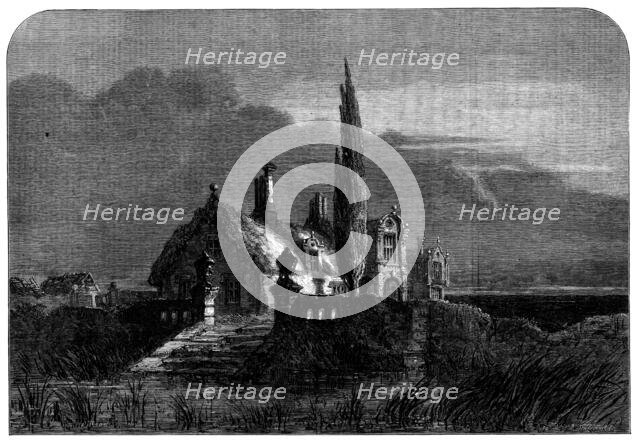 The Moated Grange, drawn by S. Read, 1871. Creator: J. Paterson.