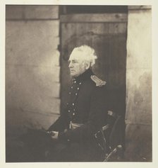 Lieutenant General Sir George Brown, G.C.B., 1855. Creator: Roger Fenton.
