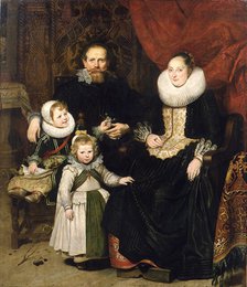 Self-Portrait with the Family, 1621. Creator: Vos, Cornelis de (1584-1651).