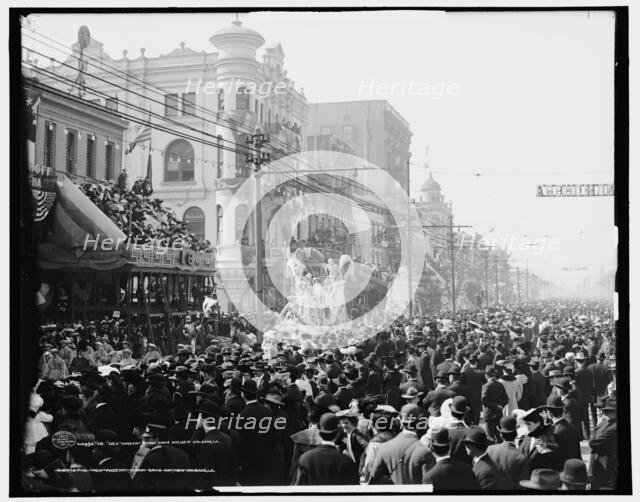 The Rex pageant, Mardi Gras Day, New Orleans, La., c1907. Creator: Unknown.