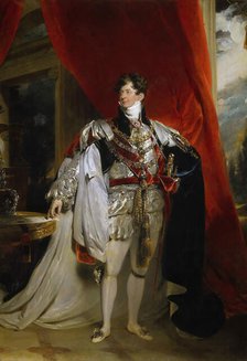 George IV (1762-1830). King of the United Kingdom, in his Coronation Robes, 1816. Creator: Lawrence, Sir Thomas (1769-1830).