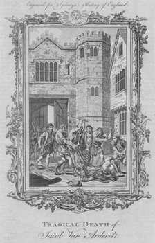 'Tragical Death of Jacob Van Ardevelt', 1773.  Creator: Charles Grignion.