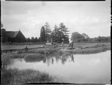 Martin's Pond, Potten End, Nettleden with Potten End, Dacorum, Hertfordshire, 1916. Creator: Katherine Jean Macfee.