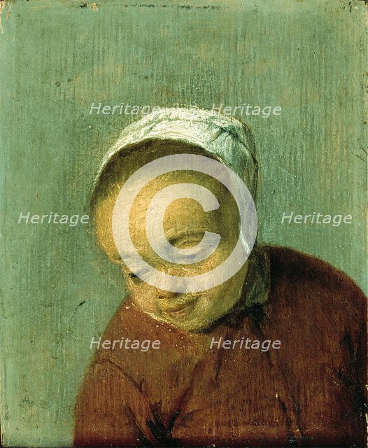 Head of a Girl, between 1655 and 1665. Creator: Adriaen van Ostade.