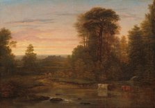 A Landscape after Sunset, c. 1819. Creator: Washington Allston.