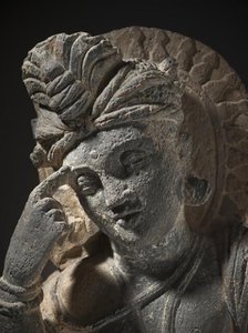 Pensive Bodhisattva (image 3 of 8), between c.200 and c.300. Creator: Unknown.