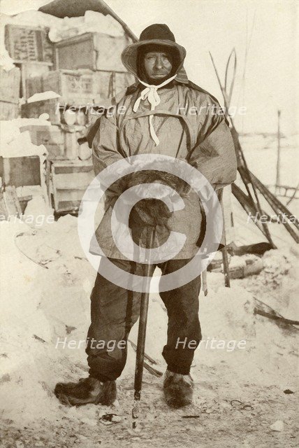 'Petty Officer Edgar Evans, R.N.', 1911, (1913). Artist: Herbert Ponting.