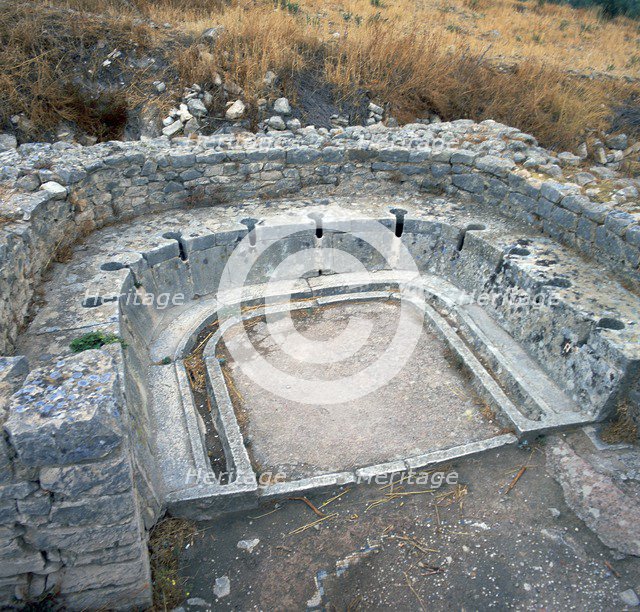 Roman latrine from Tunisia, c.3rd century BC. Artist: Unknown
