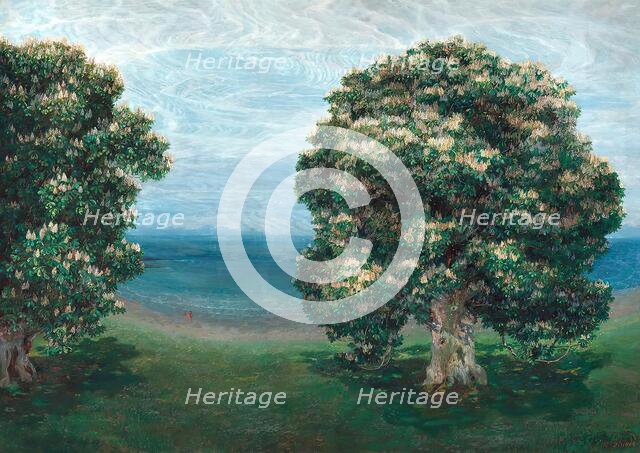 Blooming chestnuts, 1900. Creator: Emil Jakob Schindler.