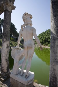 Statue of Ares/Hermes, Hadrian's Villa, Tivoli, Italy. Artist: Samuel Magal