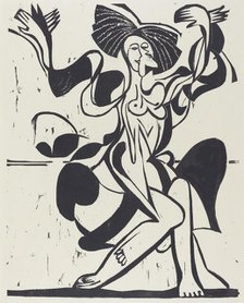 Mary Wigman's Dance, 1933. Creator: Ernst Kirchner.