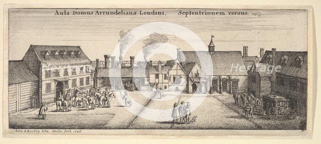 Arundel House from the North, 1646. Creator: Wenceslaus Hollar.