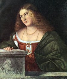 'Portrait of a Woman', 1485-1547, (1930).Artist: Giovanni Cariani