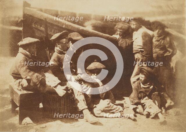 Fisher Laddies, Newhaven, 1843-1847. Creator: Hill & Adamson.