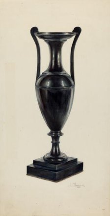 Coal Vase, 1938. Creator: Charles Bowman.
