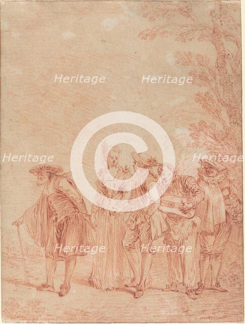 The Wedding Procession, c. 1712. Creator: Jean-Antoine Watteau.