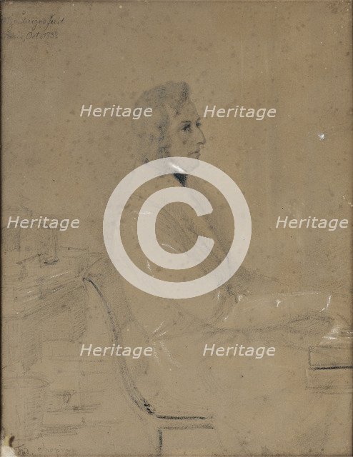 Frédéric Chopin at piano.