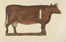 Cow Weather Vane, c. 1939. Creator: Philip Johnson.