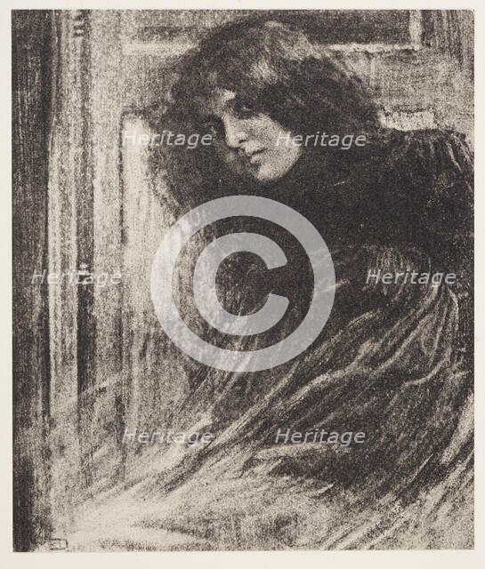 Young girl. From the portfolio: Robert Demachy,  c.1890-1914. Creator: Robert Demachy.