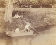 Two Boys Playing at the Creek, July 4, 1883, 1883. Creator: Thomas Eakins.