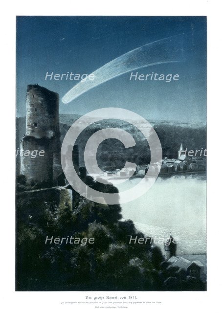 The Great Comet of 1811, (1900). Artist: Unknown