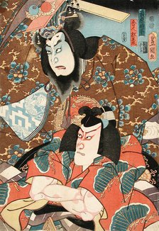 Ariharano Tokihira and Matsuo Maru, 19th century. Creator: Utagawa Kunisada.