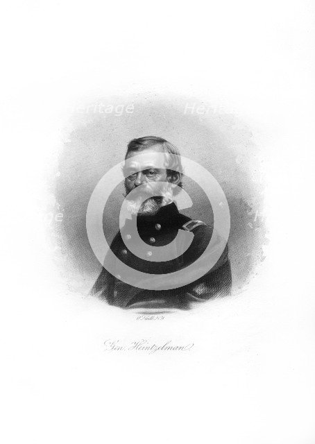 Samuel Peter Heintzelman, US Army General, 1872.Artist: John A O'Neill