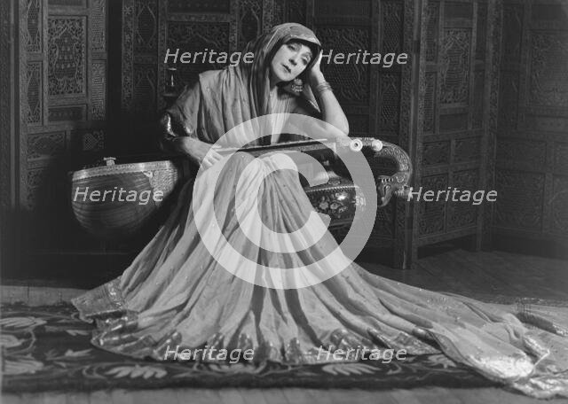 St. Denis, Ruth, portrait photograph, 1933 Feb. 26. Creator: Arnold Genthe.