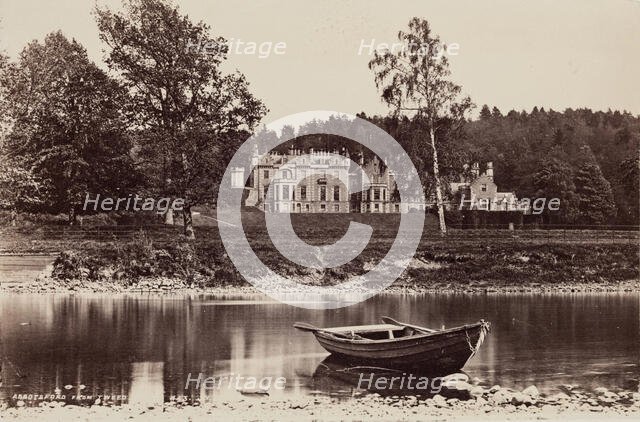 Abbotsford from the Tweed, between 1870 and 1880. Creator: James Valentine.