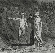 The Divine Comedy, (1307-1321): Purgatory, 1888.  Creators: Jean Edouard Dargent, Edouard Berveiller.