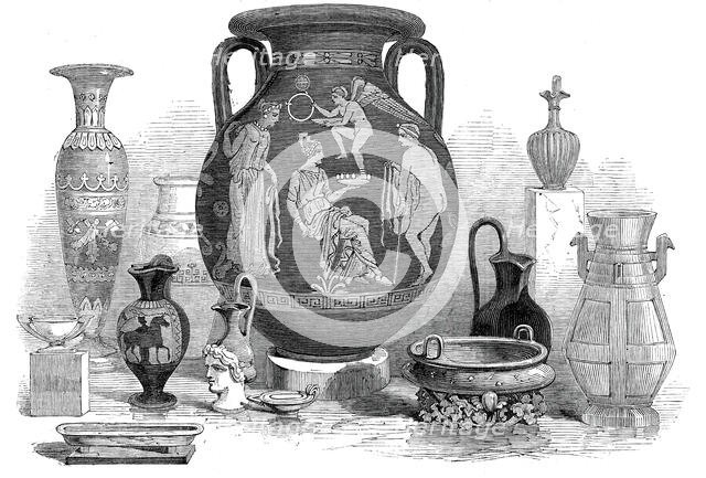 Etruscan vases, Chinese vessels, &c., 1845. Creator: Unknown.