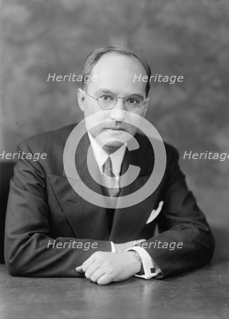 John W. Barriger III - Portrait, 1942.  Creator: Harris & Ewing.