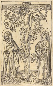 Christ on the Cross with Angels, c. 1490. Creator: Unknown.