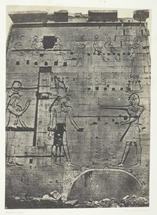Grand Temple d'Isis à Philoe, Second Pylône; Nubie, 1849/51, printed 1852. Creator: Maxime du Camp.